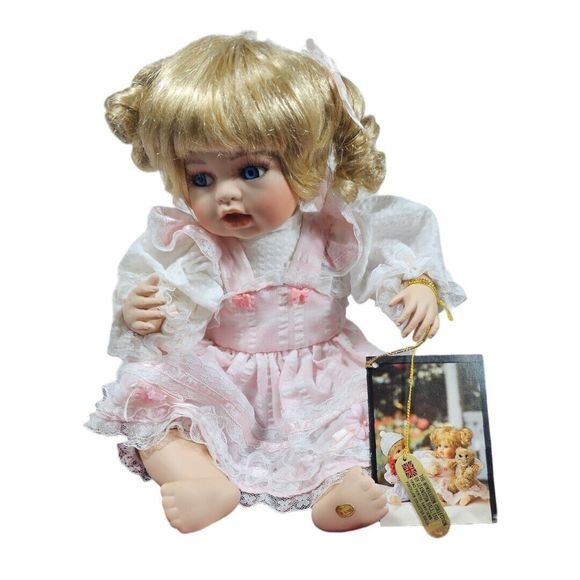 The Wimbledon Collection porcelain By Lexington Hall LTD Sally #A-6002 Hand Sewn